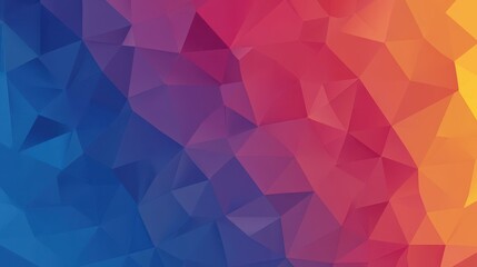 Obraz premium Dive into a vibrant world with this colorful low poly triangle background, perfect for modern artwork and designs.
