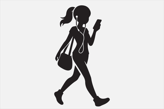 recommend clip art: A playful avatar listening to music.