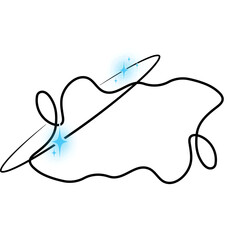 set of minimalistic modern y2k line frames with stars shapes. collection of sparkling vector frame geometric elements rectangle. Trendy vector design
