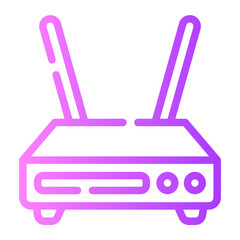router Line Gradient Icon