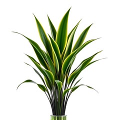 Obraz premium bamboo plant isolated on white