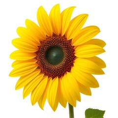 sunflower isolated on white background