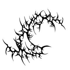 cybersigil tribal shape icon