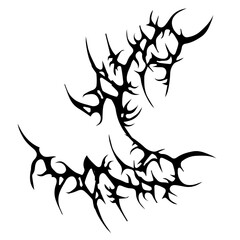 cybersigil tribal shape icon