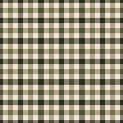 Earthy Autumn Plaid Check Seamless Pattern - Cute plaid check repeating pattern design