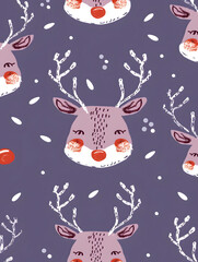 New Year's and Christmas festival cards in a 2D doodle illustrator style on pastel color backgrounds for graphic advertising.