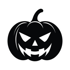 Halloween Pumpkin Silhouette Vector