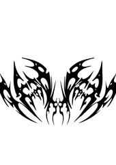 futuristic abstract cybersigilism icon