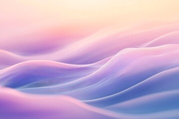 Soft Abstract Waves in Pastel Colors