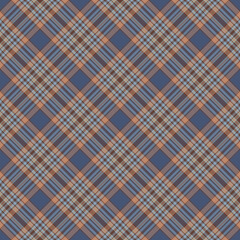 Autumn Plaid Check Seamless Pattern - Cute plaid check repeating pattern design