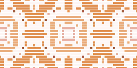 Turkish Arabic Geometric Patternfolk Embroidery, Aztec Geometric Ornament Print. Design for Carpet, Wallpaper, Clothing, Wrapping, Fabric