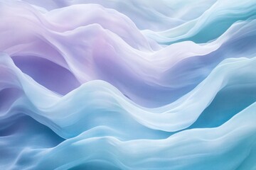 Fototapeta premium Soft Abstract Waves in Pastel Shades