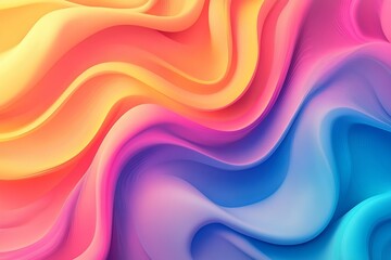 Obraz premium Colorful Abstract Backgrounds: Wavy Designs and Smooth Curves for Modern Digital Art