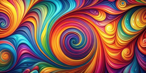 Abstract background with swirling patterns and vibrant colors, abstract, background, swirls, patterns, vibrant, colors