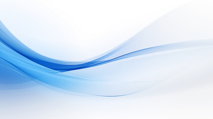 Abstract background composed of soft blue and white wavy lines, flowing lines