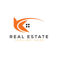 Fototapeta premium real estate logo concept. modern real estate vector design template.