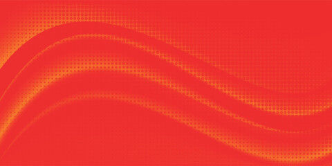 Dots halftone orange color pattern gradient texture with technology digital background. Dots pop art comics with summer background.