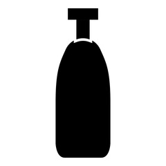 Perfume Bottle Icon Glyph Style. Simple Packaging Symbol Vector Illustration.