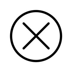 Fototapeta premium UI Icon Close