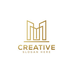 real estate logo concept. modern real estate vector design template.