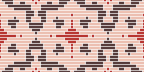 Palestinian Islamic Art Geometric Patternfolk Embroidery, Aztec Geometric Ornament Print. Design for Carpet, Wallpaper, Clothing, Wrapping, Fabric