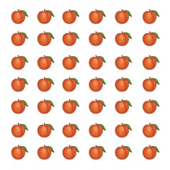 Peach fruit background with a beautiful orange color, like a background pattern