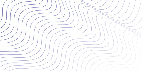 Abstract blue wavy lines pattern on white background.  Vector illustration.