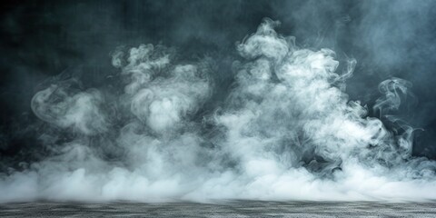 black and white smoke