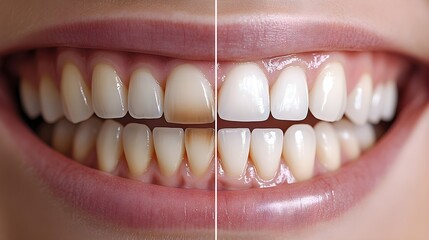 Teeth correction journey, from crowded and uneven teeth before treatment to beautifully aligned and polished teeth after completion