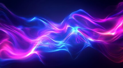 Obraz premium Abstract Neon Waves