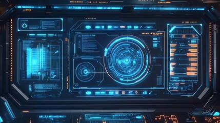 Futuristic Digital Interface