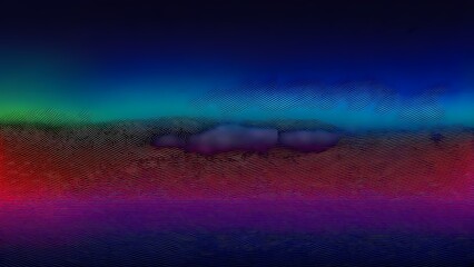 night sky and clouds