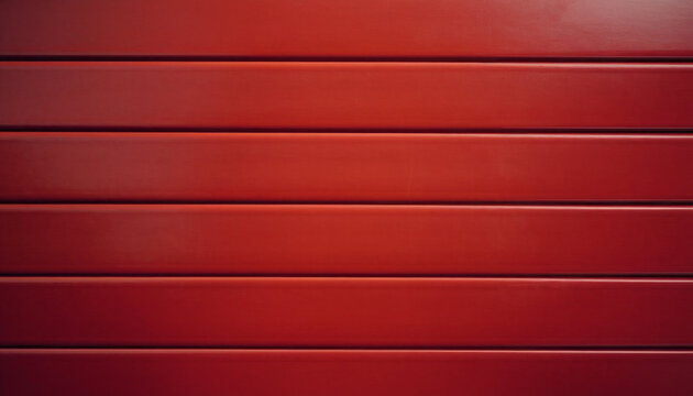 red pattern of horizontal lines, covering, background, abstraction, close-up. Plastic fence. web panorama banner with copy space.