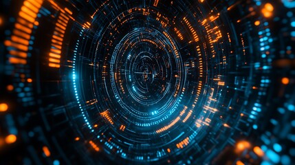 Obraz premium Abstract Digital Interface