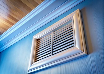 Fototapeta premium Above Door Air Vent for Efficient Airflow in Modern Interior Design and Home Ventilation Systems