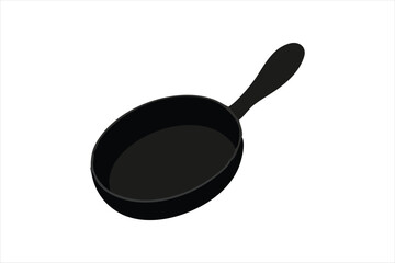 Frypan Vector art and illustration