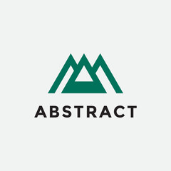 Awesome abstract logo of a triangle logo this logo is great for various purposes
