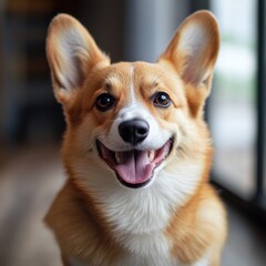 Happy Welsh Corgi.