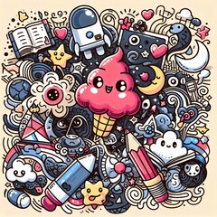 Creative doodle art