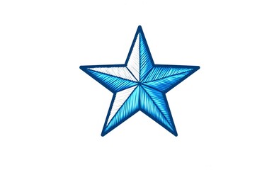 Obraz premium star isolated on white background