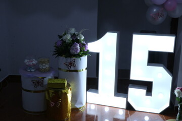 decoracion para 15 años 