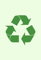 Obraz premium High-Quality Recycle Symbol Vector Graphics: Perfect for Posters, Banners, and Logos