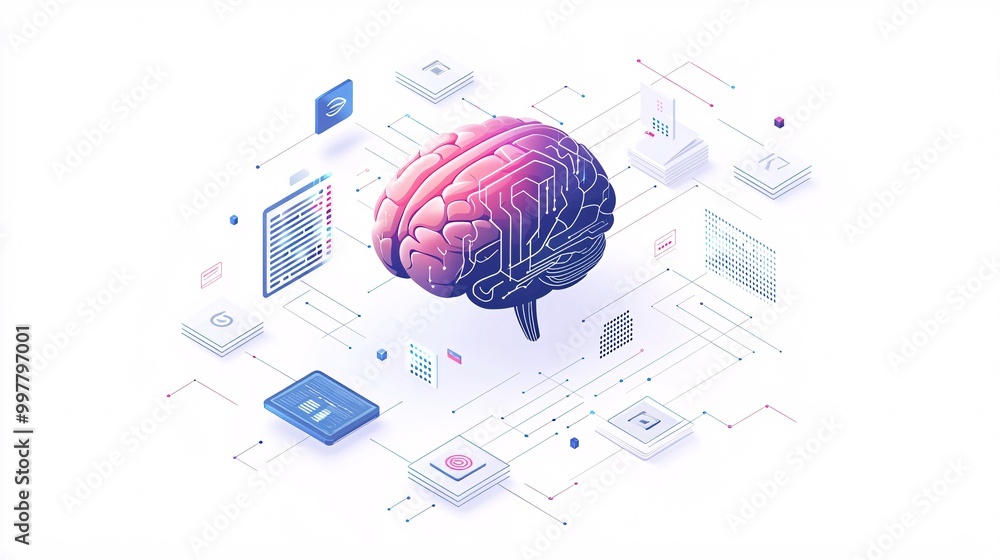 Poster an ai system generating responsive logos that adapt to different screen sizes and formats, ai respon