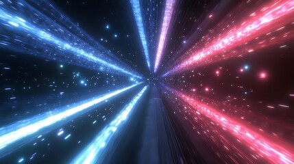 Naklejka premium Neon Tunnel