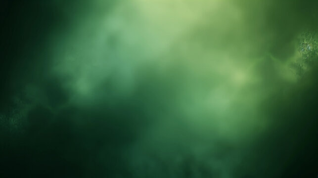 greeb abstract background with bokeh