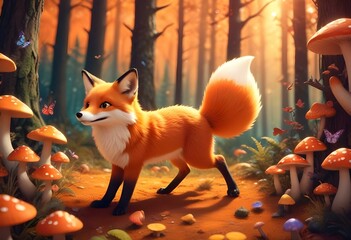 red fox vulpes