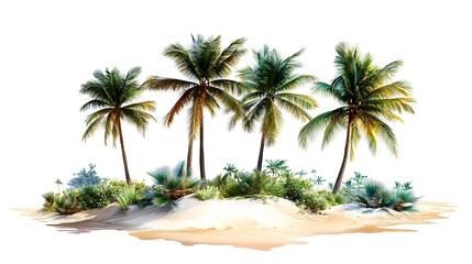 Tropical Paradise Landscape