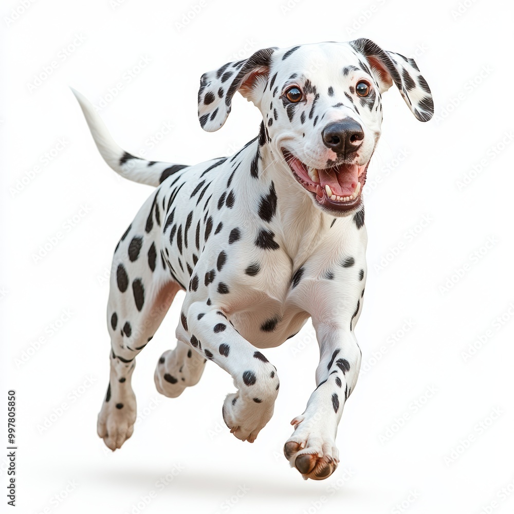 Canvas Prints dalmatian running.