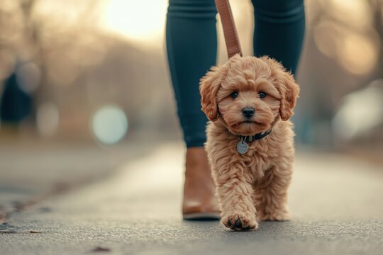 Puppy on a Walk.