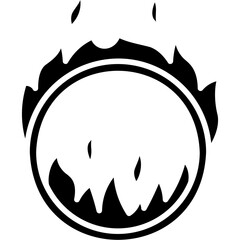 Burning Ring Icon